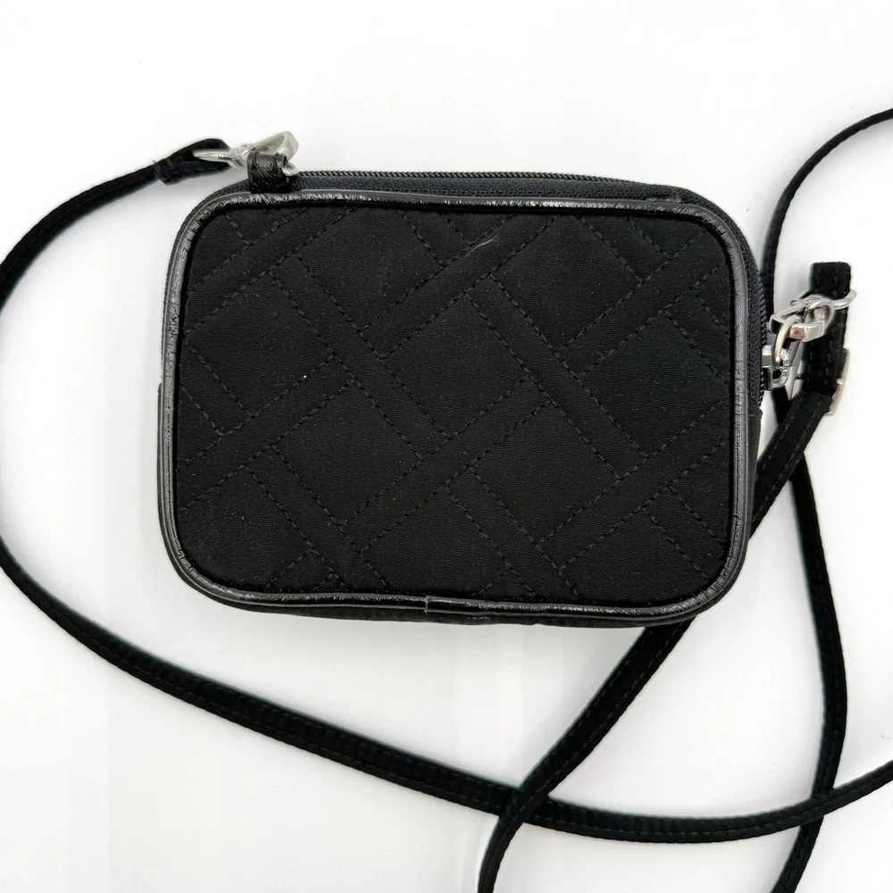 Vera Bradley Black Crossbody Wallet